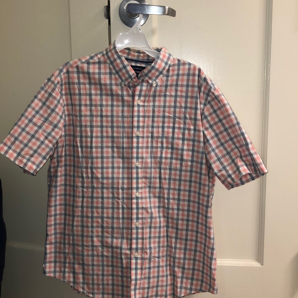 CROFT & BARROW multi color short sleeve button up